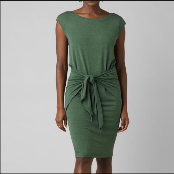 NWT Prana foundation tie dress canopy heather green large - Picture 1 of 6